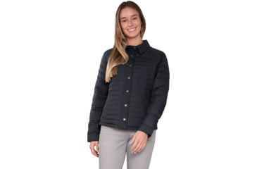 Image of Obermeyer Willa Down Shirt - Women's, Extra Small, Black, 14062-16009-XS