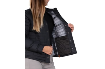 Image of Obermeyer Willa Down Shirt - Women's, Extra Small, Black, 14062-16009-XS