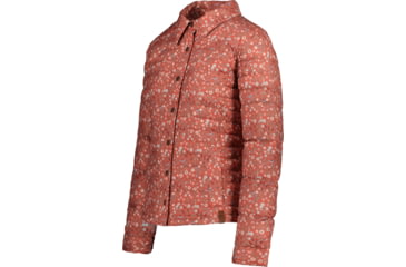 Image of Obermeyer Willa Down Shirt - Women's, Extra Large, Rosewood Meadow, 14062-22147-XL