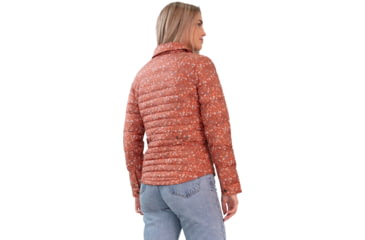 Image of Obermeyer Willa Down Shirt - Women's, Extra Large, Rosewood Meadow, 14062-22147-XL