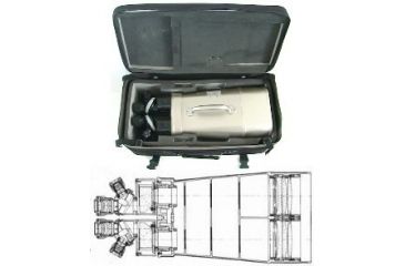 Image of rock-solid wooden tripod, mount, case