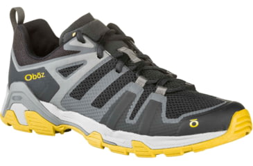 Image of Oboz Arete Low Hiking Shoes - Mens, Shadow/ Sulfur, 10 US, 42401-Shadow/Sulfur-M-10