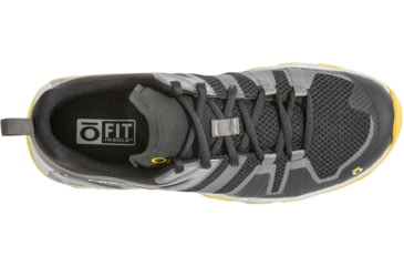 Image of Oboz Arete Low Hiking Shoes - Mens, Shadow/ Sulfur, 10 US, 42401-Shadow/Sulfur-M-10
