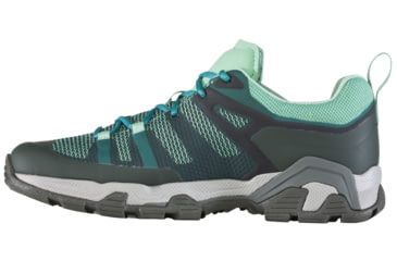 Image of Oboz Arete Low Hiking Shoes - Womens, Medium, Green Spruce, 7.5, 42402-GS-7.5-Medium