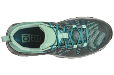 Image of Oboz Arete Low Hiking Shoes - Womens, Medium, Green Spruce, 7.5, 42402-GS-7.5-Medium