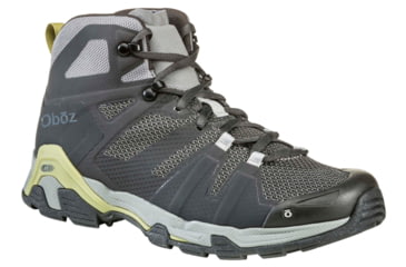 Image of Oboz Arete Mid Hiking Shoes - Mens, Charcoal/Woodbine Green, 9 US, 42701-Char/Wo/Gre-9