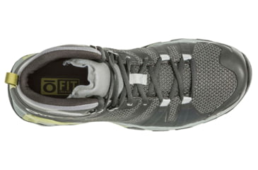 Image of Oboz Arete Mid Hiking Shoes - Mens, Charcoal/Woodbine Green, 9 US, 42701-Char/Wo/Gre-9