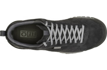 Image of Oboz Bozeman Low Leather Casual Shoes - Mens, Black Sea, 12, 74201-189-12