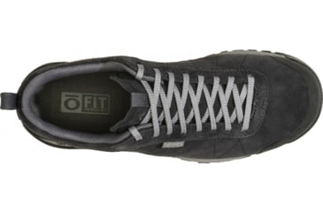 Image of Oboz Bozeman Low Leather Casual Shoes - Mens, Black Sea, 12, 74201-189-12