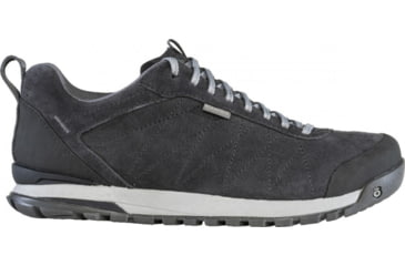 Image of Oboz Bozeman Low Leather Casual Shoes - Mens, Black Sea, 12, 74201-189-12