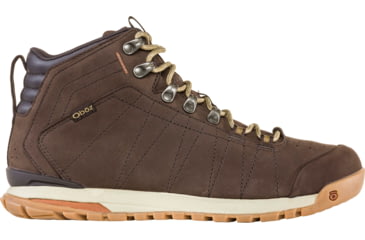 Image of Oboz Bozeman Mid Leather Casual Shoes - Men's, Bark, 9, 75101-Bark-9-Medium