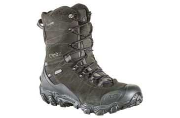 Image of Oboz Bridger 10 Inch Insulated B-Dry - Mens, Carbon Black, Medium, 9.5, 82501-CB-M-9.5