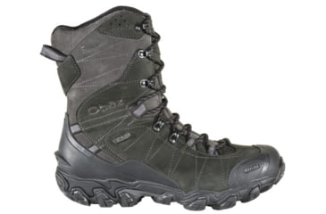 Image of Oboz Bridger 10 Inch Insulated B-Dry - Mens, Carbon Black, Medium, 9.5, 82501-CB-M-9.5