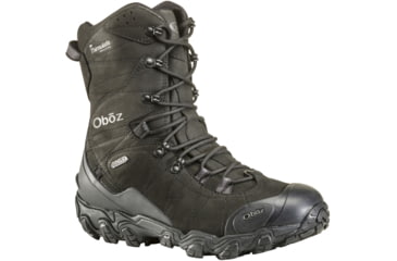 Image of Oboz Bridger 10in Insulated B-DRY Winter Shoes - Mens, Midnight Black, 13, Wide, 82501-MIBL-W-13