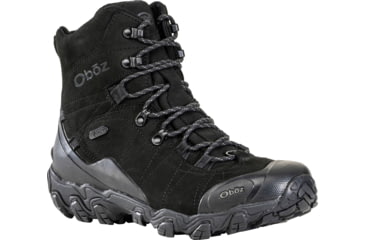 Image of Oboz Bridger 8in Insulated B-DRY Winter Boots - Mens, Medium, Black Sea, 8 US, 82001-189-8-Medium