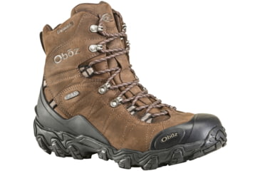 Image of Oboz Bridger 8in Insulated B-DRY Winter Shoes - Mens, Bark, 12, Wide, 82001-Bark-Wide-12
