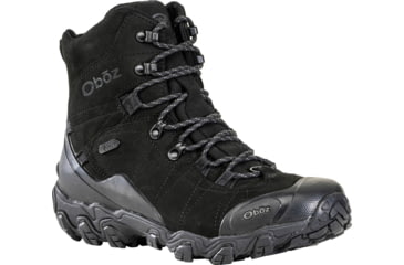 Image of Oboz Bridger 8in Insulated B-DRY Winter Shoes - Mens, Black Sea, 10.5, 82001-BlkS-M-10.5