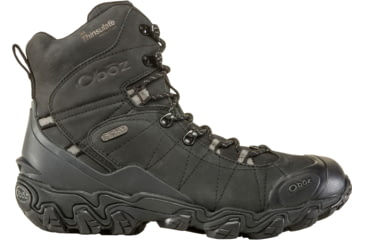 Image of Oboz Bridger 8in Insulated B-DRY Winter Shoes - Mens, Midnight Black, 8, Medium, 82001-Midnight Black-M-8