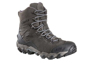 Image of Oboz Bridger Insulated 8 Inch B-Dry - Mens, Dark Shadow, Medium, 10, 82001-DS-M-10