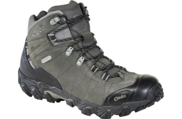 Image of Oboz Bridger Mid B-DRY Hiking Shoes - Mens, Charcoal, 9, 22101-102-9