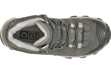 Image of Oboz Bridger Mid B-DRY Hiking Shoes - Womens, Hazy Gray, 7, 22102-179-7