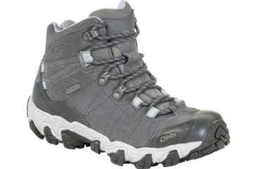 Image of Oboz Bridger Mid B-DRY Hiking Shoes - Womens, Hazy Gray, 7, 22102-179-7