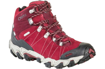 Image of Oboz Bridger Mid B-DRY Hiking Shoes - Womens, Rio Red, 6.5 US, Medium, 22102-Rio Red-Medium-6.5