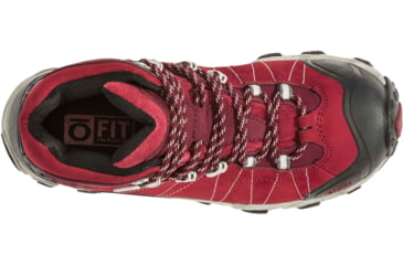 Image of Oboz Bridger Mid B-DRY Hiking Shoes - Womens, Rio Red, 6.5 US, Medium, 22102-Rio Red-Medium-6.5