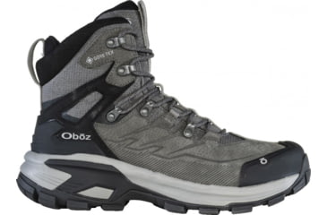 Image of Oboz Bridger Ridge Mid GTX Hiking Shoes - Mens, Gunmetal Black, 10.5, 25001-151-10.5