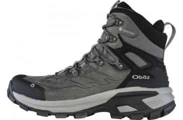 Image of Oboz Bridger Ridge Mid GTX Hiking Shoes - Mens, Gunmetal Black, 10.5, 25001-151-10.5