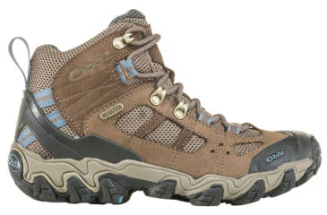 Image of Oboz Bridger Vent Mid B - Dry - Womens, Brindle/Tradewinds Blue, Medium, 9.5, 24202-BTB-Medium-9.5