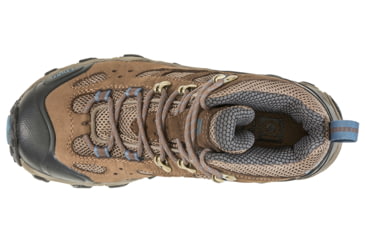 Image of Oboz Bridger Vent Mid B - Dry - Womens, Brindle/Tradewinds Blue, Medium, 9.5, 24202-BTB-Medium-9.5