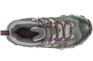 Image of Oboz Bridger Vent Mid - Womens, Frost Gray/ Beet, Medium, 6, 24302-FGB-M-6