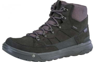 Image of Oboz Burke Mid Leather B-Dry Boots - Mens, Black Sea, 10, 79401-189-10