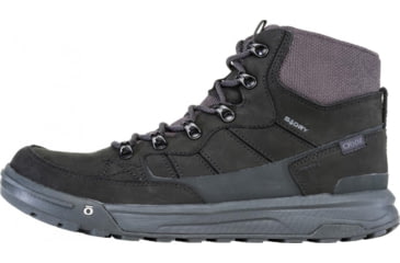 Image of Oboz Burke Mid Leather B-Dry Boots - Mens, Black Sea, 10, 79401-189-10