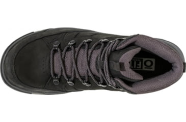 Image of Oboz Burke Mid Leather B-Dry Boots - Mens, Black Sea, 10, 79401-189-10