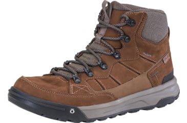 Image of Oboz Burke Mid Leather B-Dry Boots - Mens, Grizzly, 8, 79401-916-8
