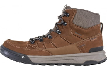 Image of Oboz Burke Mid Leather B-Dry Boots - Mens, Grizzly, 8, 79401-916-8