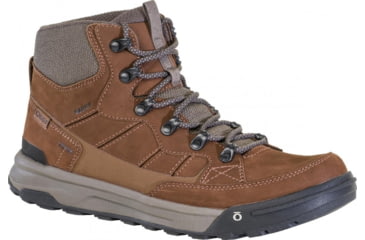 Image of Oboz Burke Mid Leather B-Dry Boots - Mens, Grizzly, 8, 79401-916-8