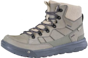 Image of Oboz Burke Mid Leather B-Dry Boots - Mens, Olive Branch, 8.5, 79401-586-8.5