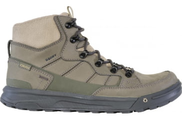 Image of Oboz Burke Mid Leather B-Dry Boots - Mens, Olive Branch, 8.5, 79401-586-8.5