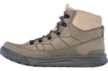 Image of Oboz Burke Mid Leather Waterproof Boots - Mens, Olive Branch, 10, Medium, 79401-Olive Branch-Med-10