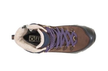 Image of Oboz Juniper 8 Inch Insulated B-Dry - Womens, Cocoa/ Cobalt, Medium, 6.5, 81702-CocoaCobalt -Medium-6.5