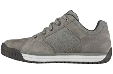 Image of Oboz Mendenhall Low Canvas Hiking Shoes - Men's, 9 US, Medium, Gunmetal, 80701-Gunmetal-9-Medium