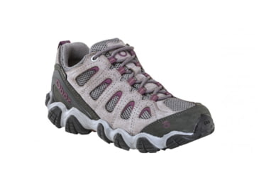 Image of Oboz Sawtooth II Low B-DRY Hiking Shoes - Womens, Pewter/Violet, 10, 23402-1028-10