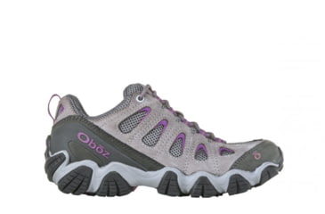 Image of Oboz Sawtooth II Low B-DRY Hiking Shoes - Womens, Pewter/Violet, 10, 23402-1028-10