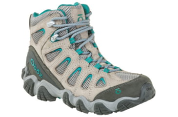 Image of Oboz Sawtooth II Mid - Womens, Drizzle/ Aqua, Medium, 10.5, 23802-DA-M-10.5