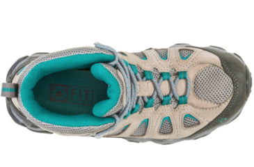 Image of Oboz Sawtooth II Mid - Womens, Drizzle/ Aqua, Medium, 10.5, 23802-DA-M-10.5