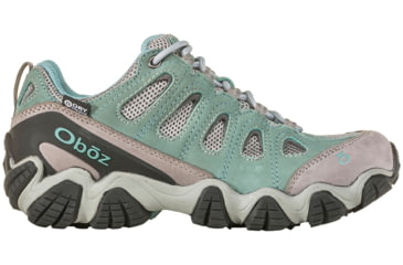 Image of Oboz Sawtooth Low BDry Hiking Shoe - Womens-Mineral Blue-6