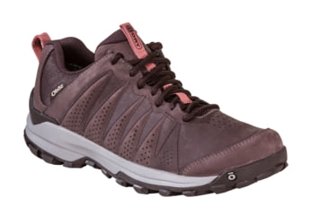 Image of Oboz Sypes Low Leather B-DRY Hiking Shoes - Womens, Medium, Peppercorn, 7, 76102-PPC-7-Medium